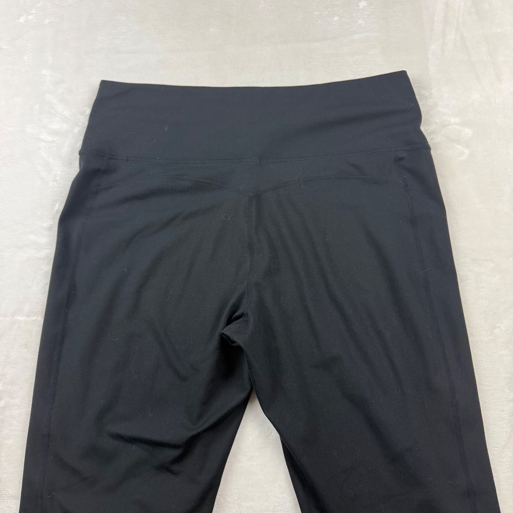 Fabletics PureLuxe Flare Yoga Pants Womens Size L? Black High Waisted Athleisure - Picture 3 of 6